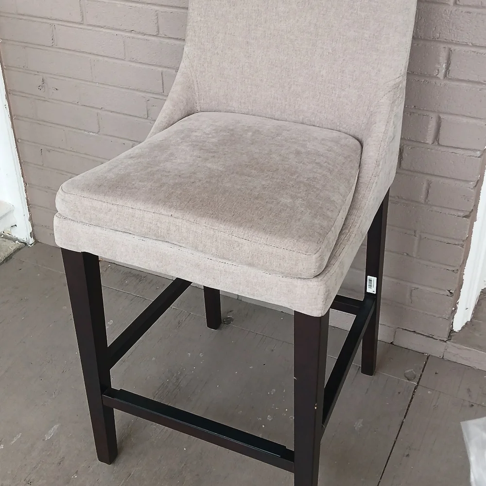 Cream and Black Furniture Cover Accent